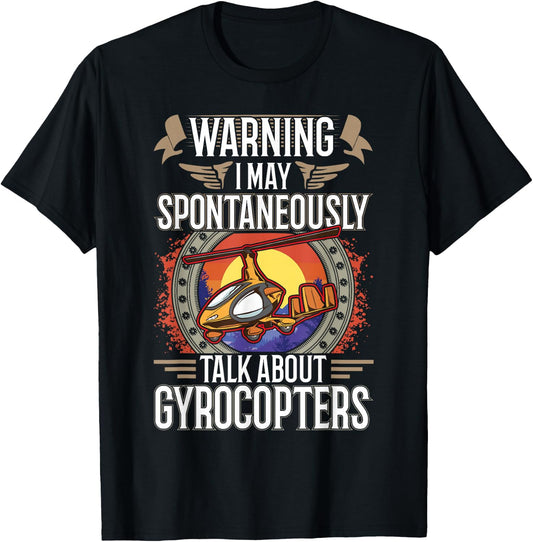 Gyrocopter Autogyro Gyrocopter T-Shirt - T-Shirt | Black