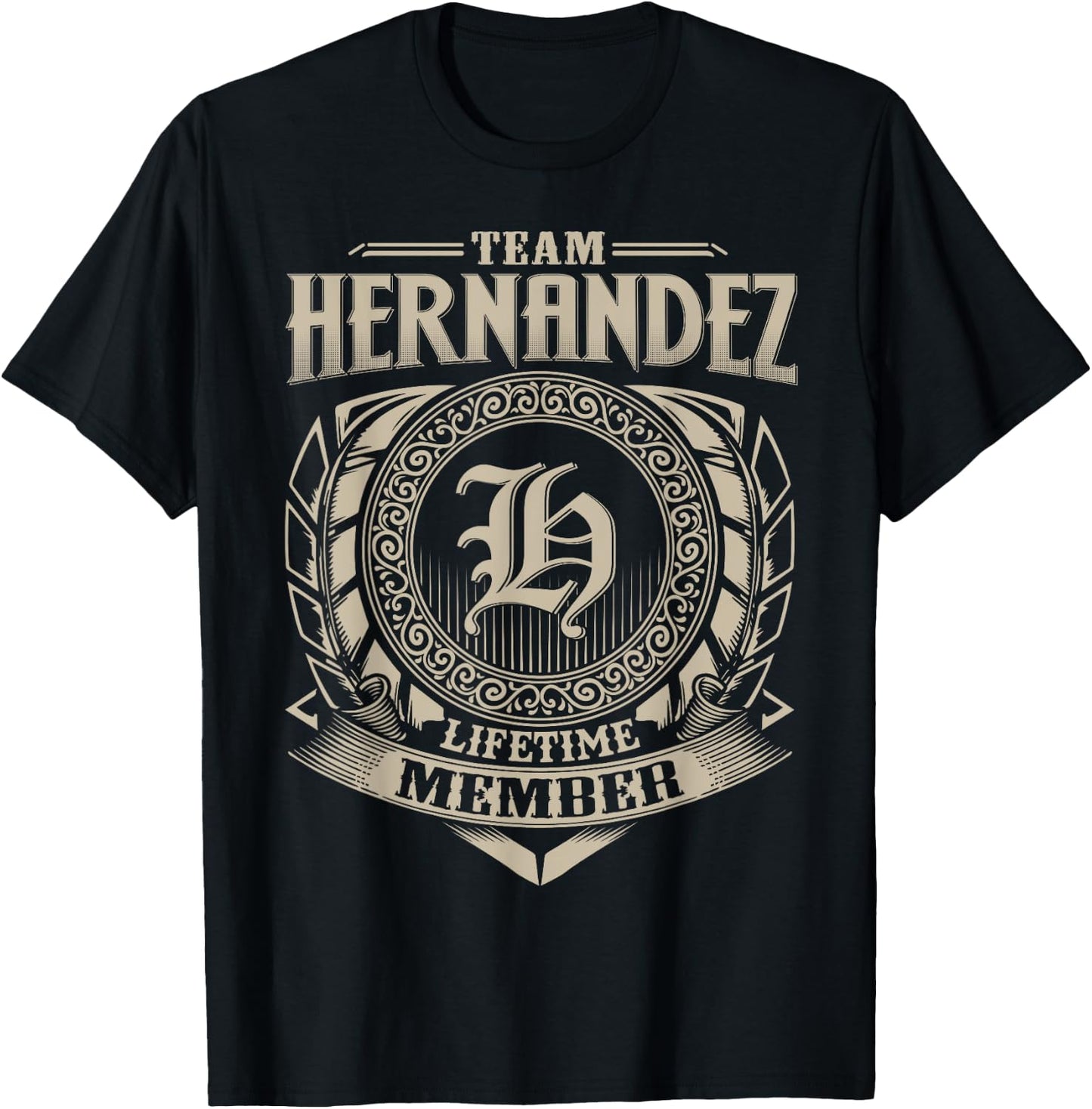 Team HERNANDEZ Lifetime Member Vintage HERNANDEZ Family T-Shirt - T-Shirt | Black
