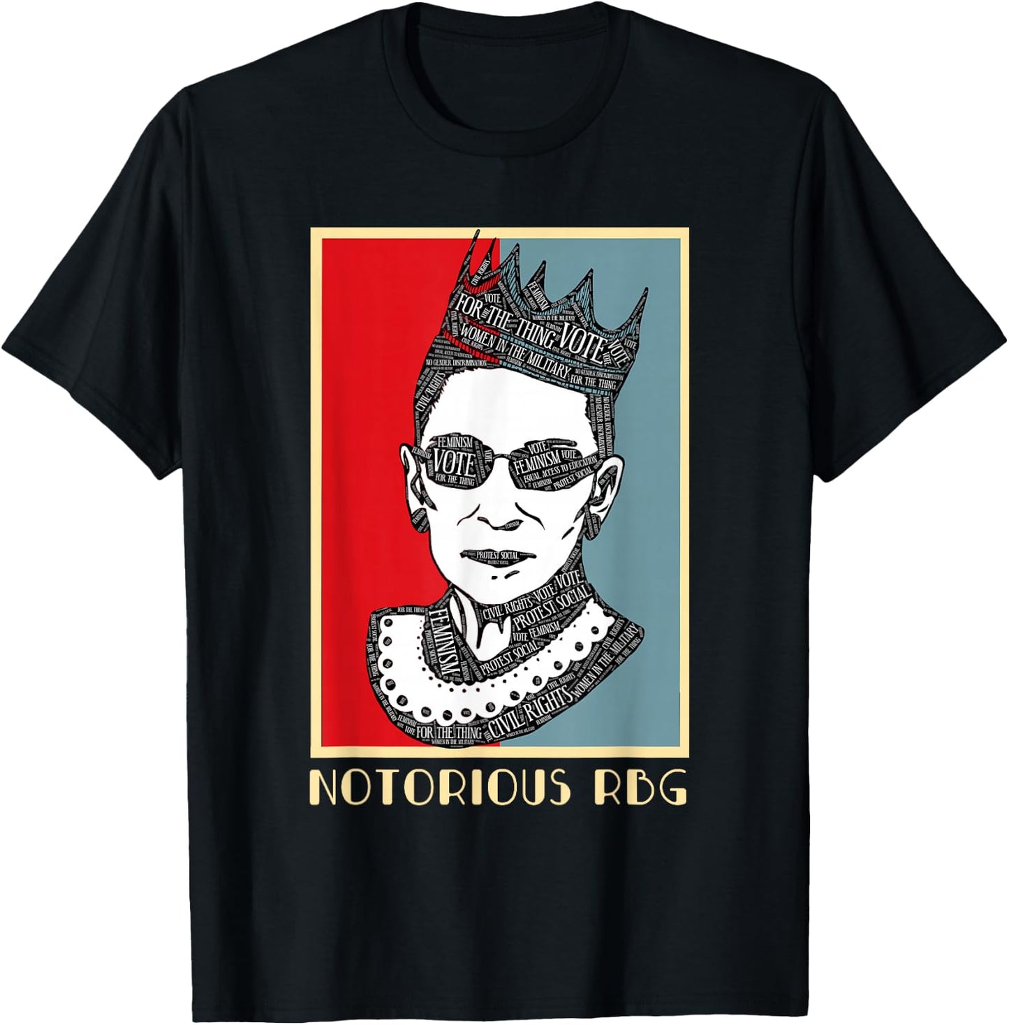 Funny Rbg Costume Ruth Bader - What Would Rbg Do Gift Rbg T-Shirt - T-Shirt | Black