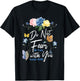 Christian Bible Verse Butterfly Rose Flower Isaiah 41:10 T-Shirt - T-Shirt | Black