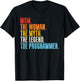 Mom the Woman the Myth the Legend the Programmer Mom T-Shirt - T-Shirt | Black