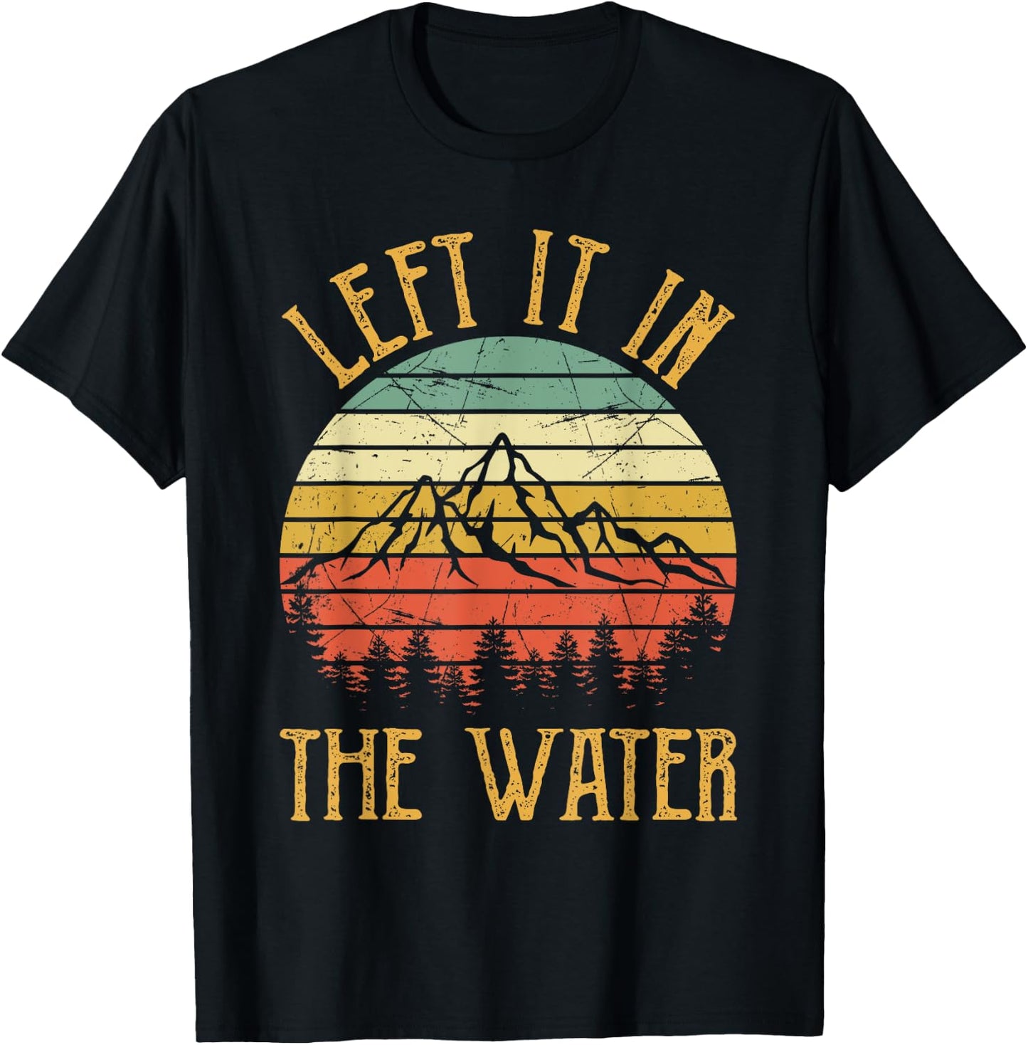 Left It In The Water Baptism Gift Kids Christian T-Shirt - T-Shirt | Black