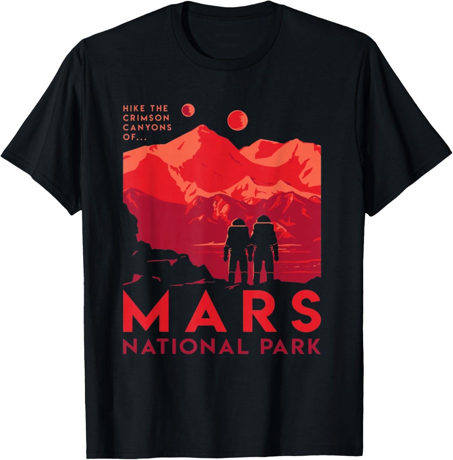 Mars National Park T-Shirt - T-Shirt | Black
