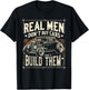 Rat Rod, Real Men Dont Buy Cars, Vintage Hot Rod Mechanic T-Shirt - T-Shirt | Black