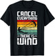 Cancel everything, there is wind. T-Shirt - T-Shirt | Black