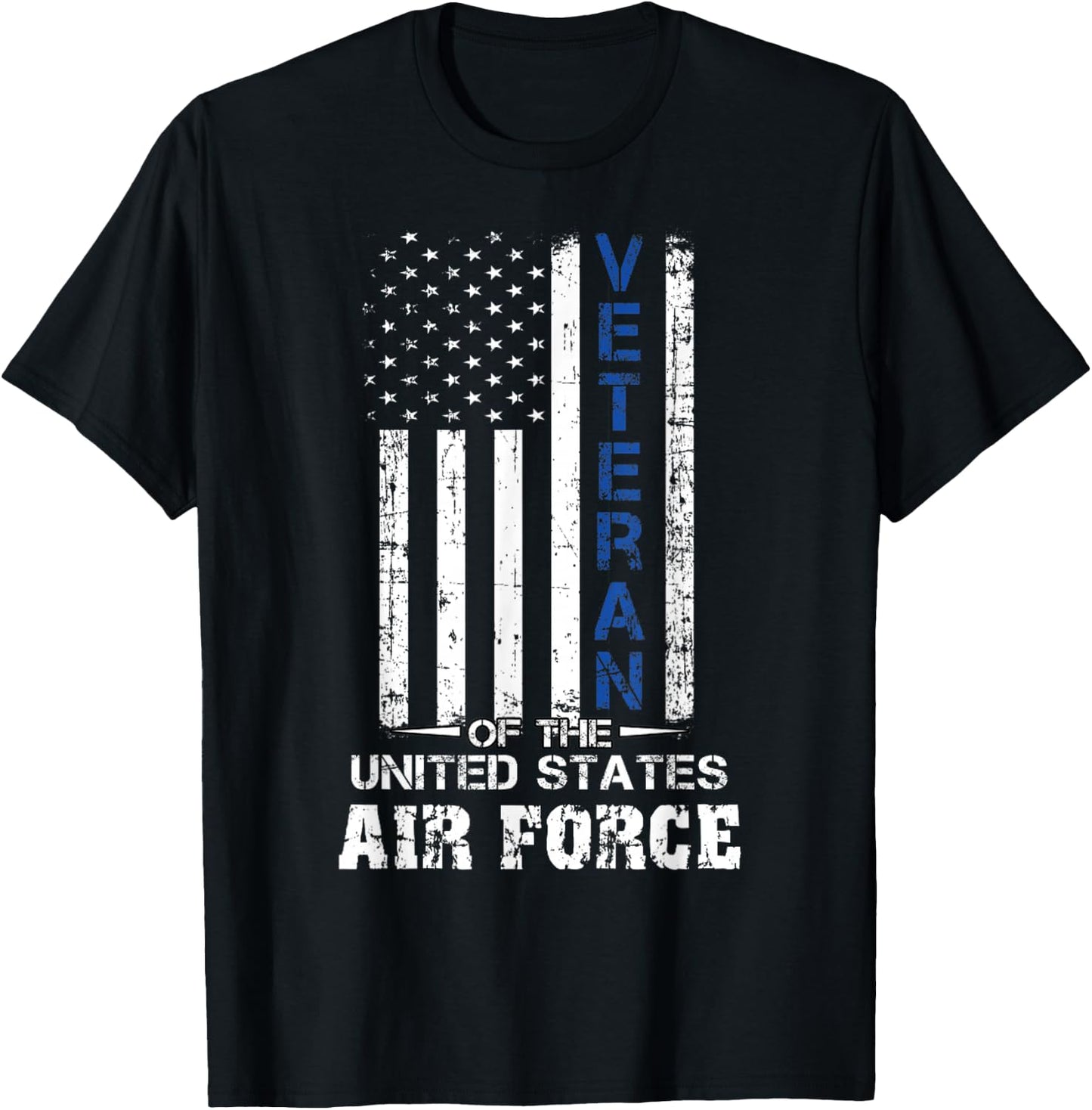 US Air Force Veteran USAF T-Shirt - T-Shirt | Black