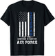US Air Force Veteran USAF T-Shirt - T-Shirt | Black