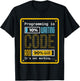 Programming is 10% Writing Coding Professional Funny Gift T-Shirt - T-Shirt | Black