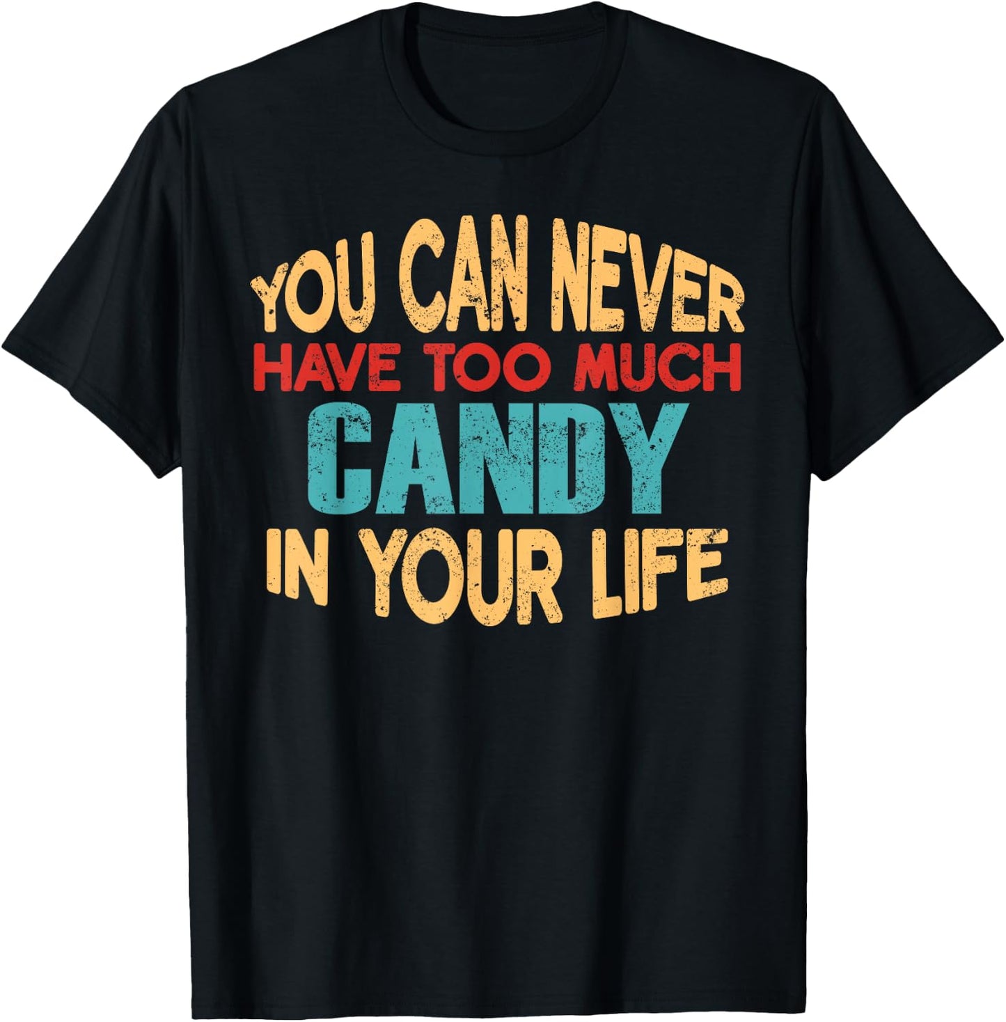 Funny Candy Personalised First Name Joke Item T-Shirt - T-Shirt | Black