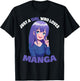 Just A Girl Who Loves Manga T-Shirt - T-Shirt | Black