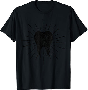 Dentist Tooth Dental Student Dental Assistant Hygienist T-Shirt - T-Shirt | Black