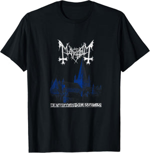 Mayhem - Official Merchandise - DeMysteriis T-Shirt - T-Shirt | Black