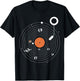 Universe Record Vinyl Galaxy Gift T-Shirt - T-Shirt | Black