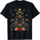 Tarantula Christmas Tree Tarantula Lover Gifts -Kids Black Xmas Tree T-Shirt - T-Shirt | Black