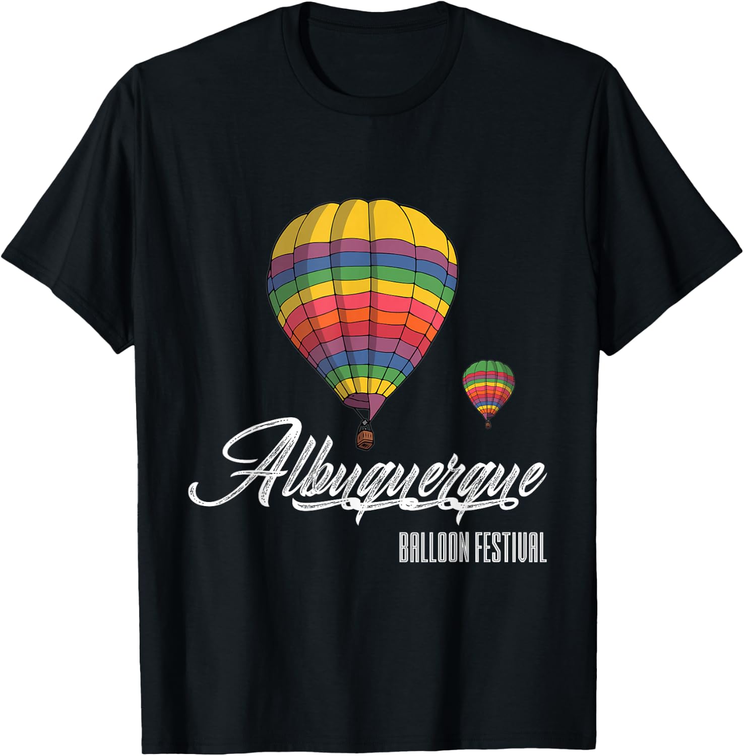 Albuquerque Balloon Festival Shirt | New Mexico Shirt Gift T-Shirt - T-Shirt | Black