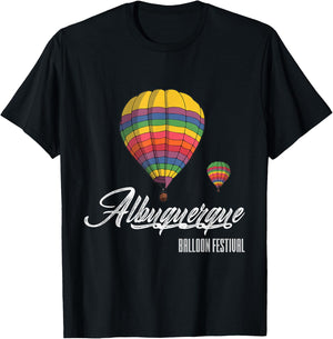 Albuquerque Balloon Festival Shirt | New Mexico Shirt Gift T-Shirt - T-Shirt | Black