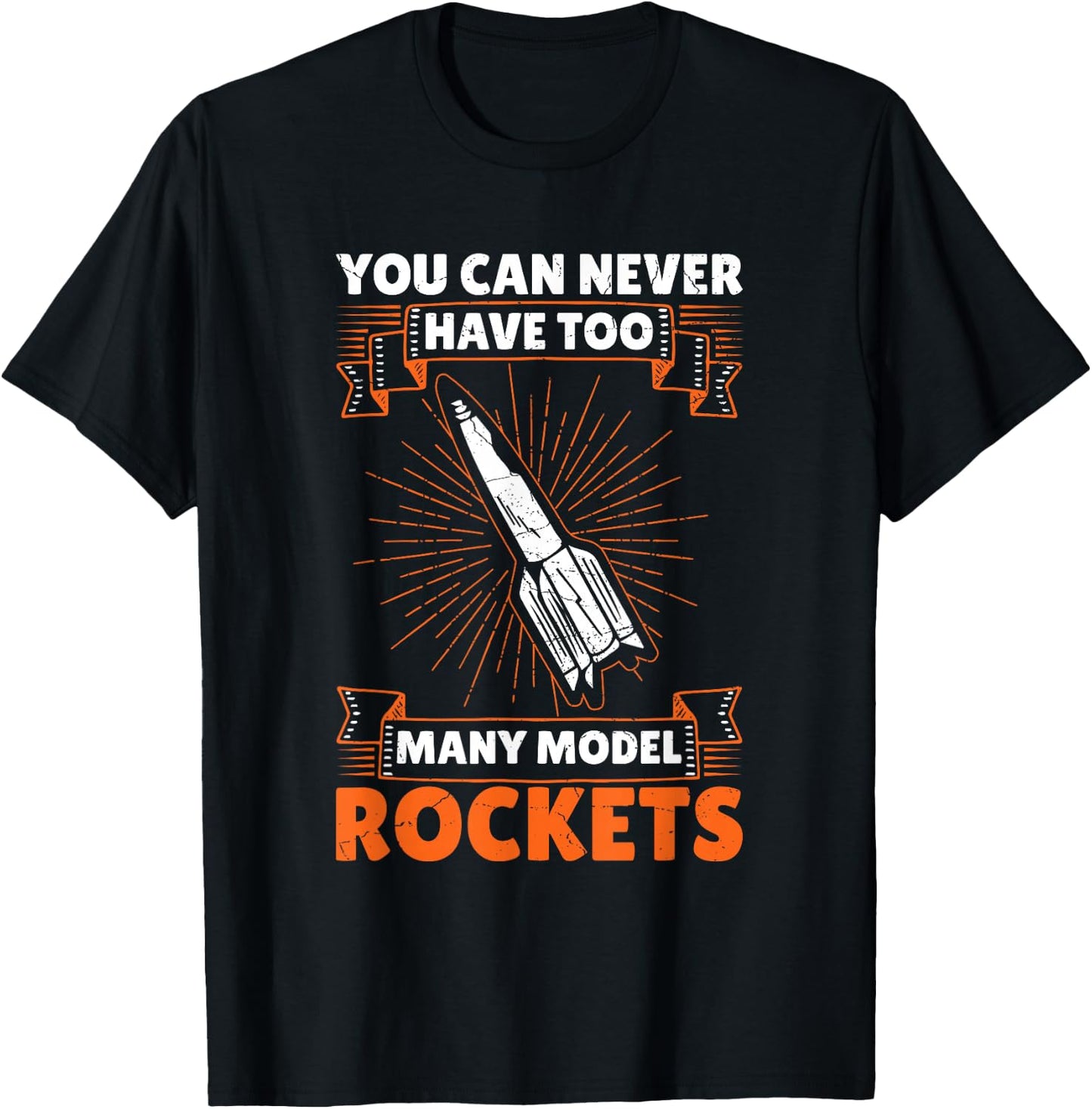 Model Rocket Scientist Design for a Model Rocket Lover T-Shirt - T-Shirt | Black