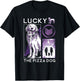 Marvel Hawkeye Lucky The Pizza Dog Purple Collage T-Shirt - T-Shirt | Black