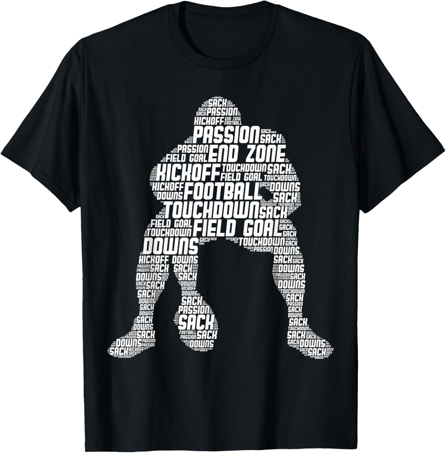 Football Lineman American Football Men Kids Boys Small T-Shirt - T-Shirt | Black