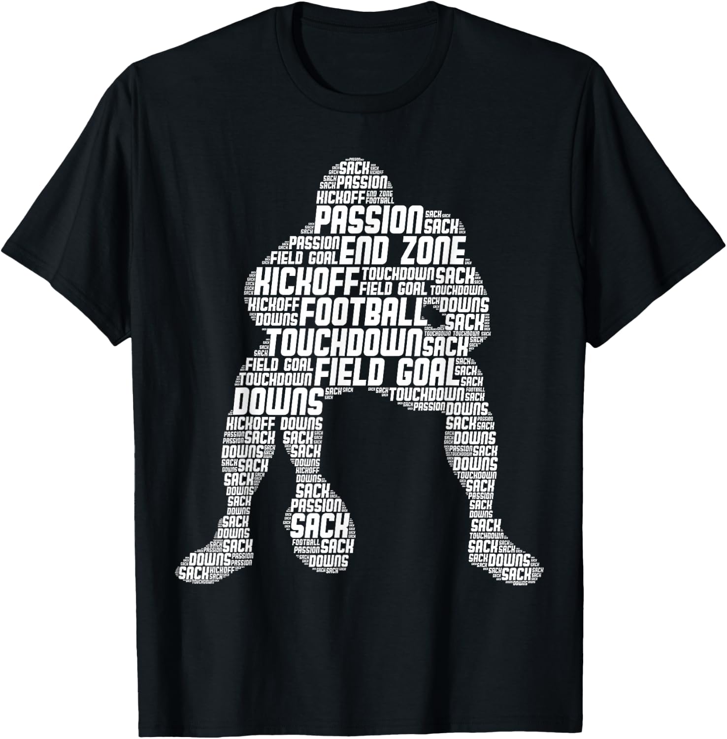 Football Lineman American Football Men Kids Boys Small T-Shirt - T-Shirt | Black