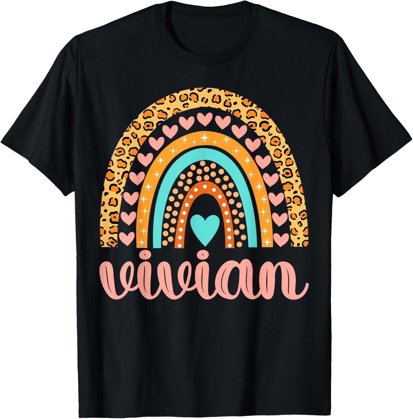 Vivian Vivian Name Birthday Shirt Gift T-Shirt - T-Shirt | Black