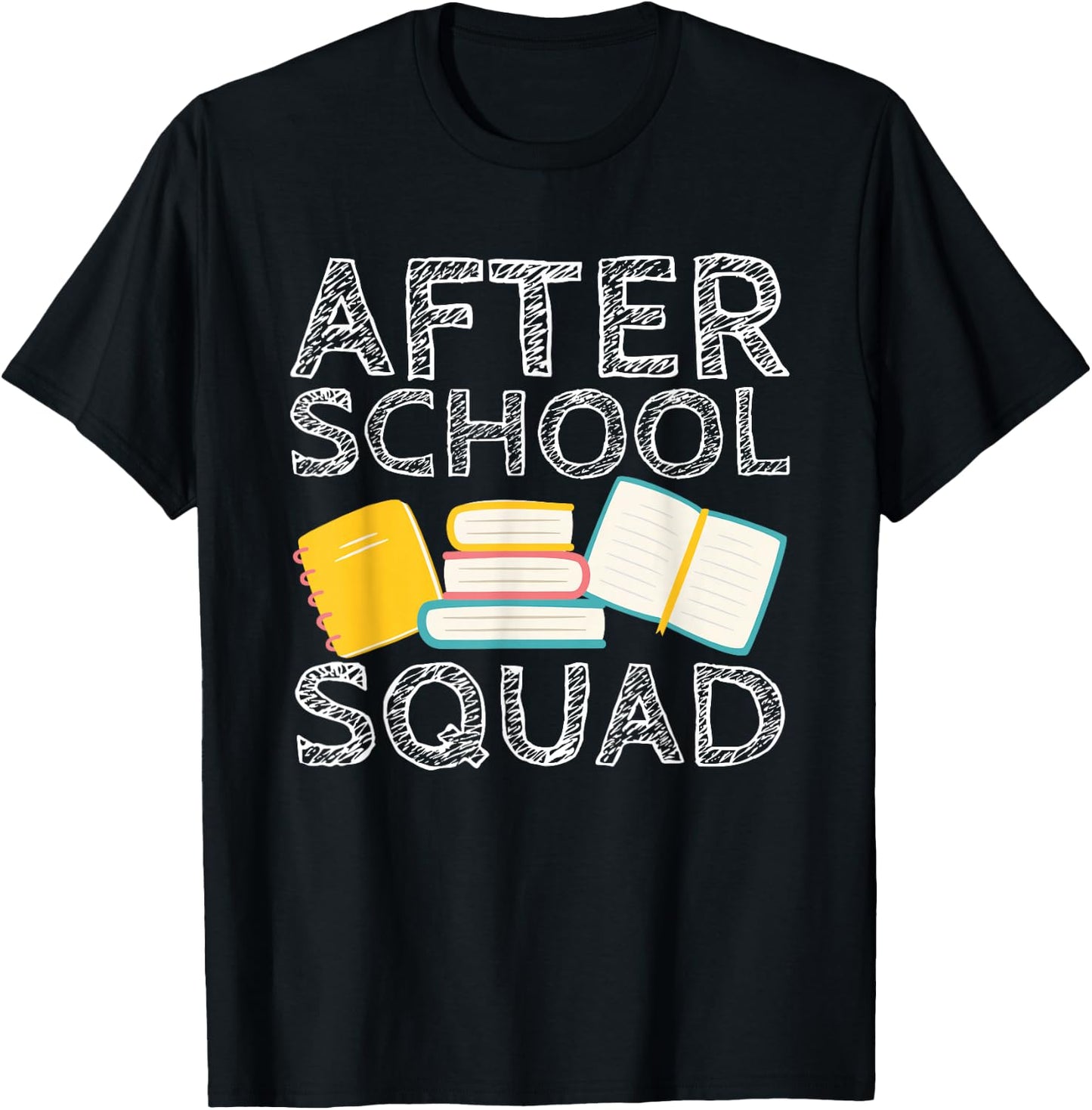 After School Squad Cool Teacher School Worker Teaching Staff T-Shirt - T-Shirt | Black