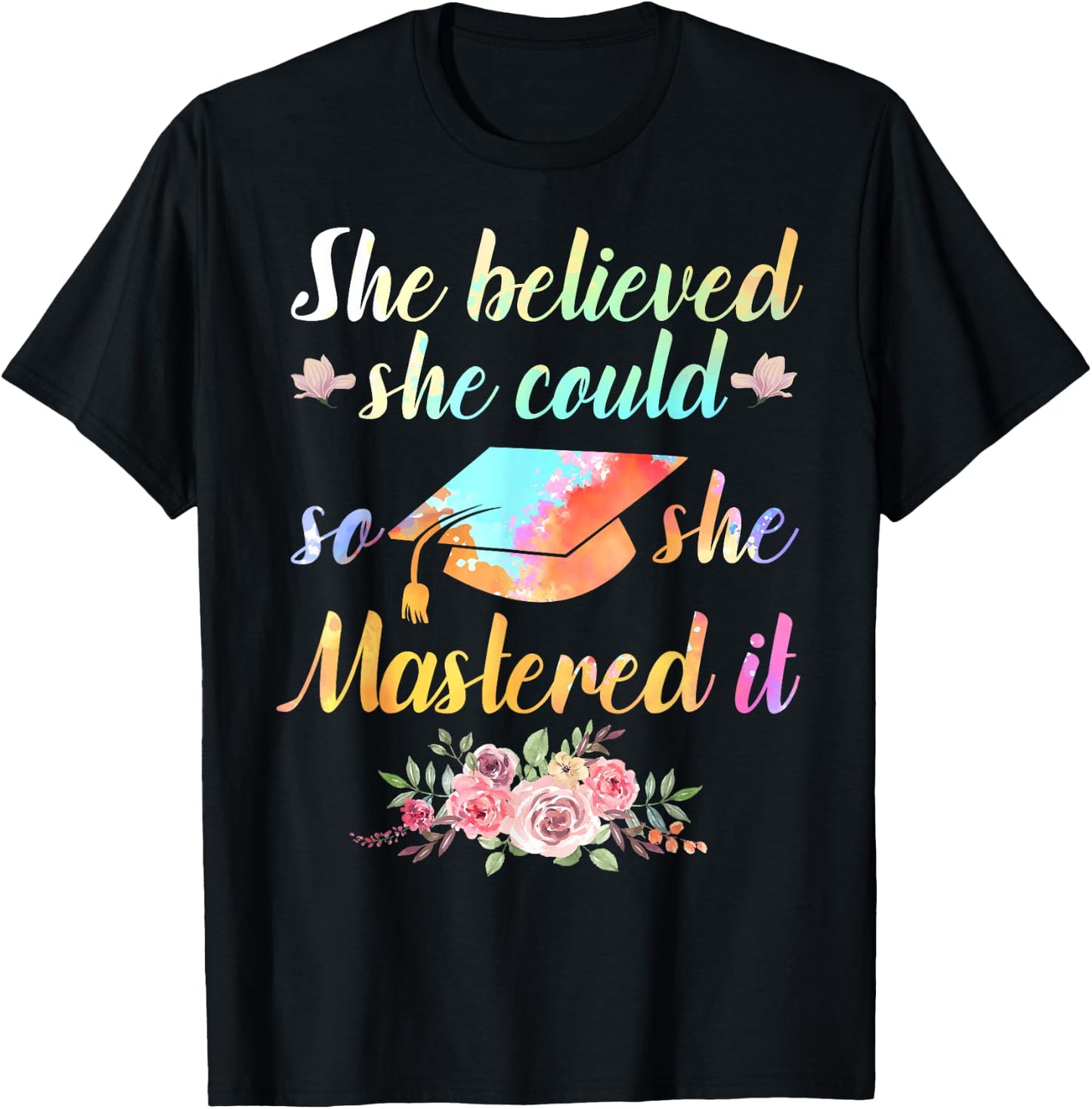 Cool Master Degree Art Women Academic Degree Diploma Small T-Shirt - T-Shirt | Black