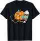 Fall Vibes And That Nursing Student Life Fall Thanksgiving T-Shirt - T-Shirt | Black