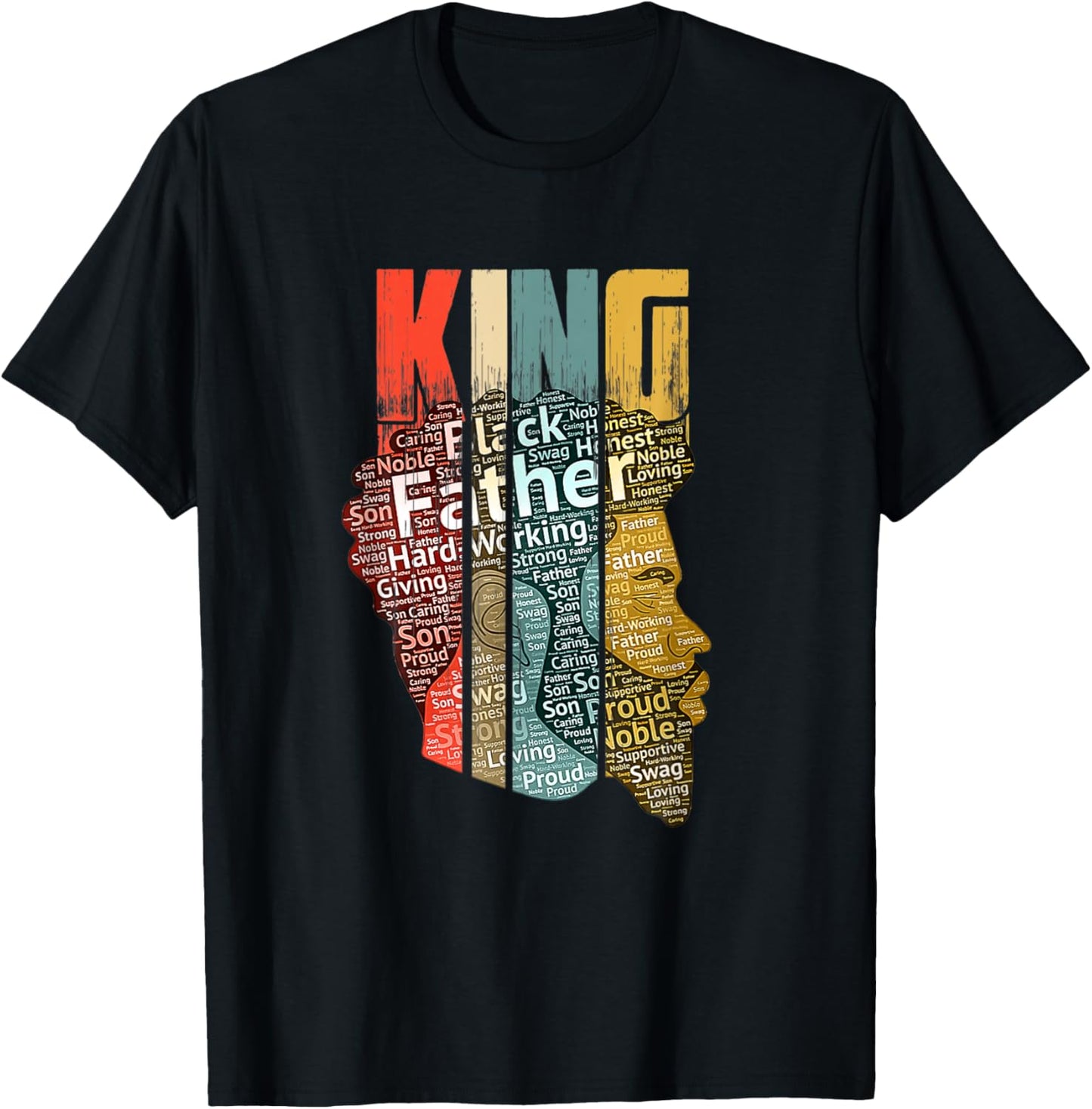 Strong-Black-King t Shirt African-American Natural-Afro T-Shirt - T-Shirt | Black