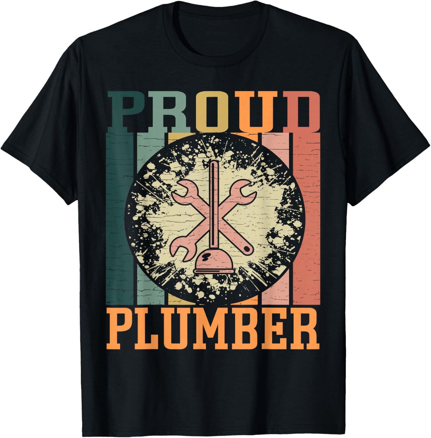 Proud Plumber T-Shirt - T-Shirt | Black