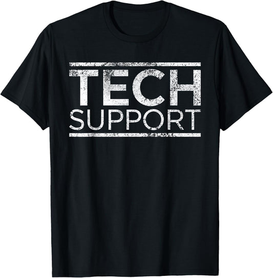Tech Support Doge T-Shirt - T-Shirt | Black
