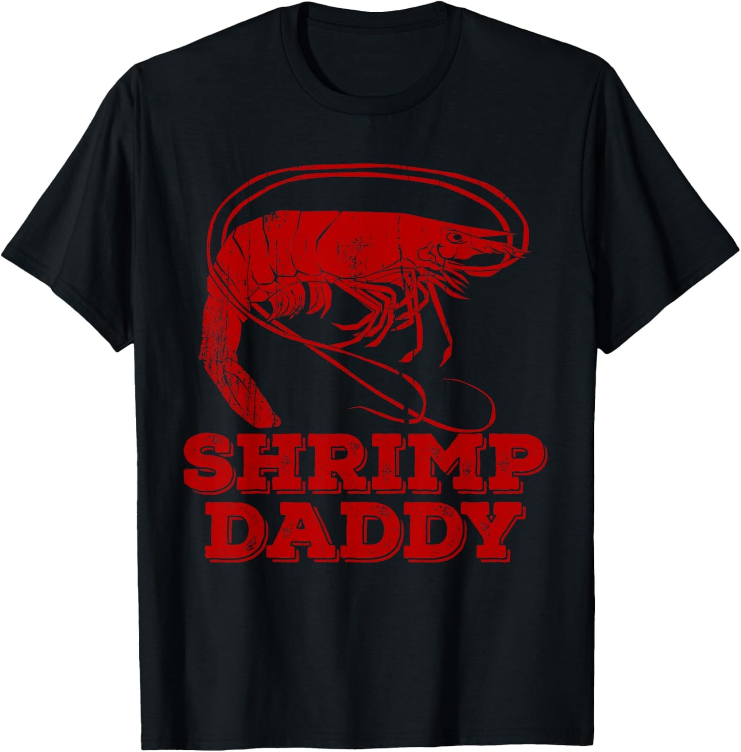 Vintage Shrimp Daddy T-Shirt - T-Shirt | Black