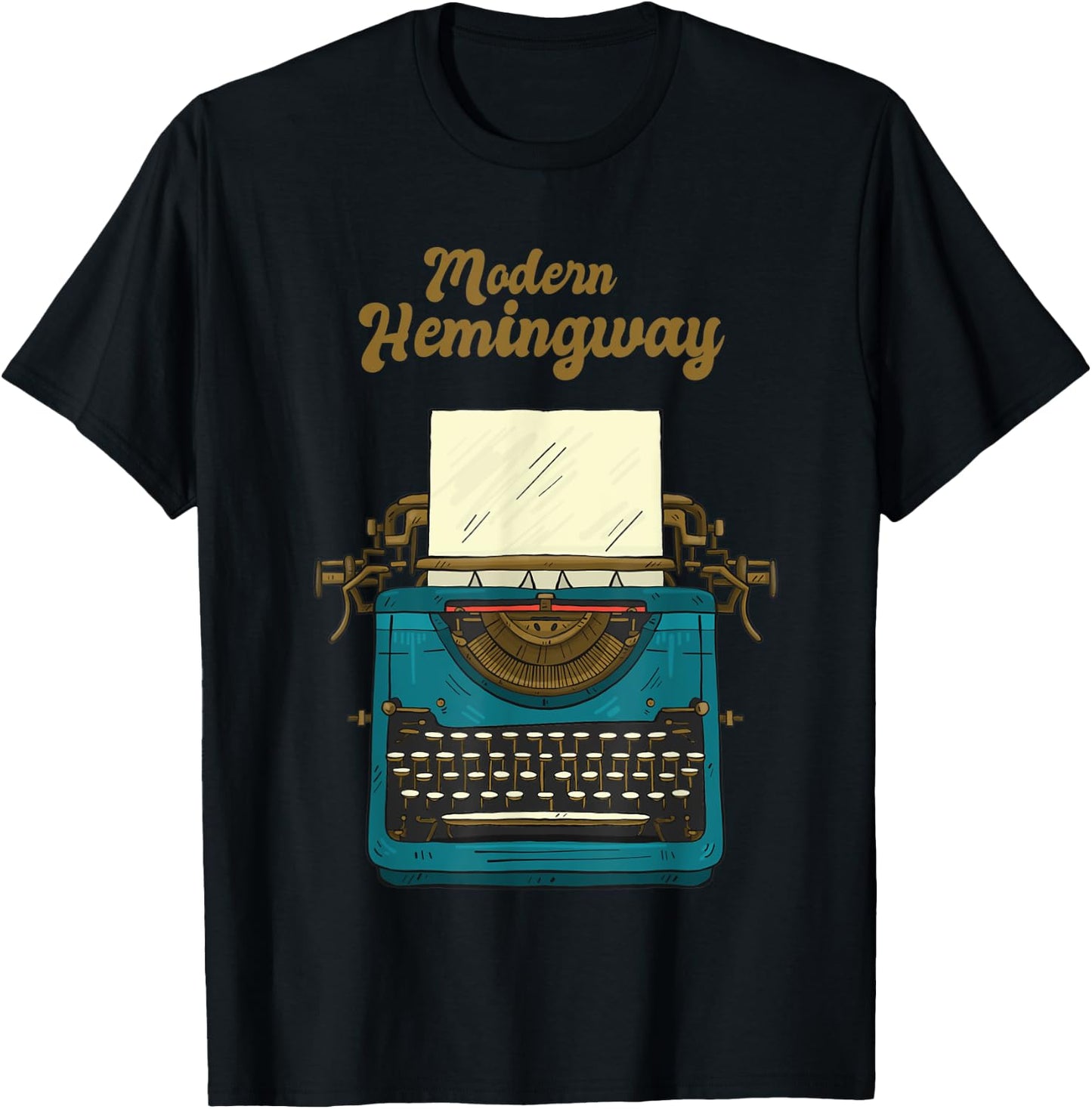 Modern Hemingway T-Shirt - T-Shirt | Black