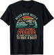 Never Mess With A Equipment Operator | Construction Joke T-Shirt - T-Shirt | Black