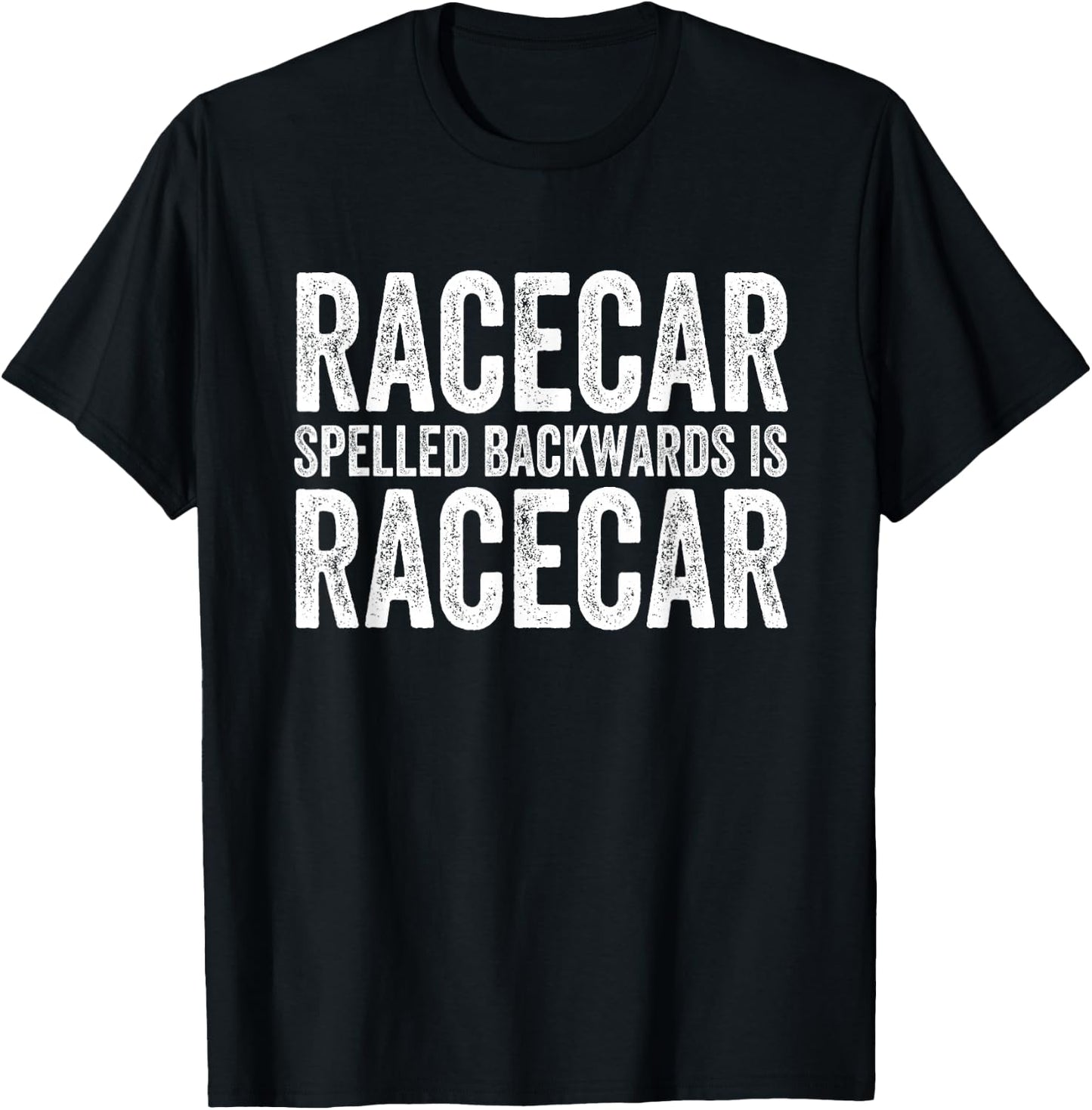 Racecar Gift Mechanic Fast Race Car Racing Funny T-Shirt - T-Shirt | Black