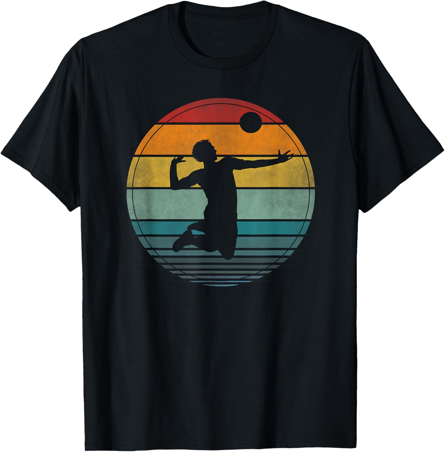 Volleyball Clothing Men's Beach Volleyball T-Shirt - T-Shirt | Black