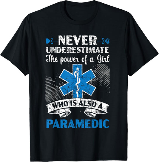 Paramedic Health Care Emergency EMT EMS Paramedic T-Shirt - T-Shirt | Black