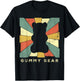 Vintage Gummy Bear Retro Gift T-Shirt - T-Shirt | Black