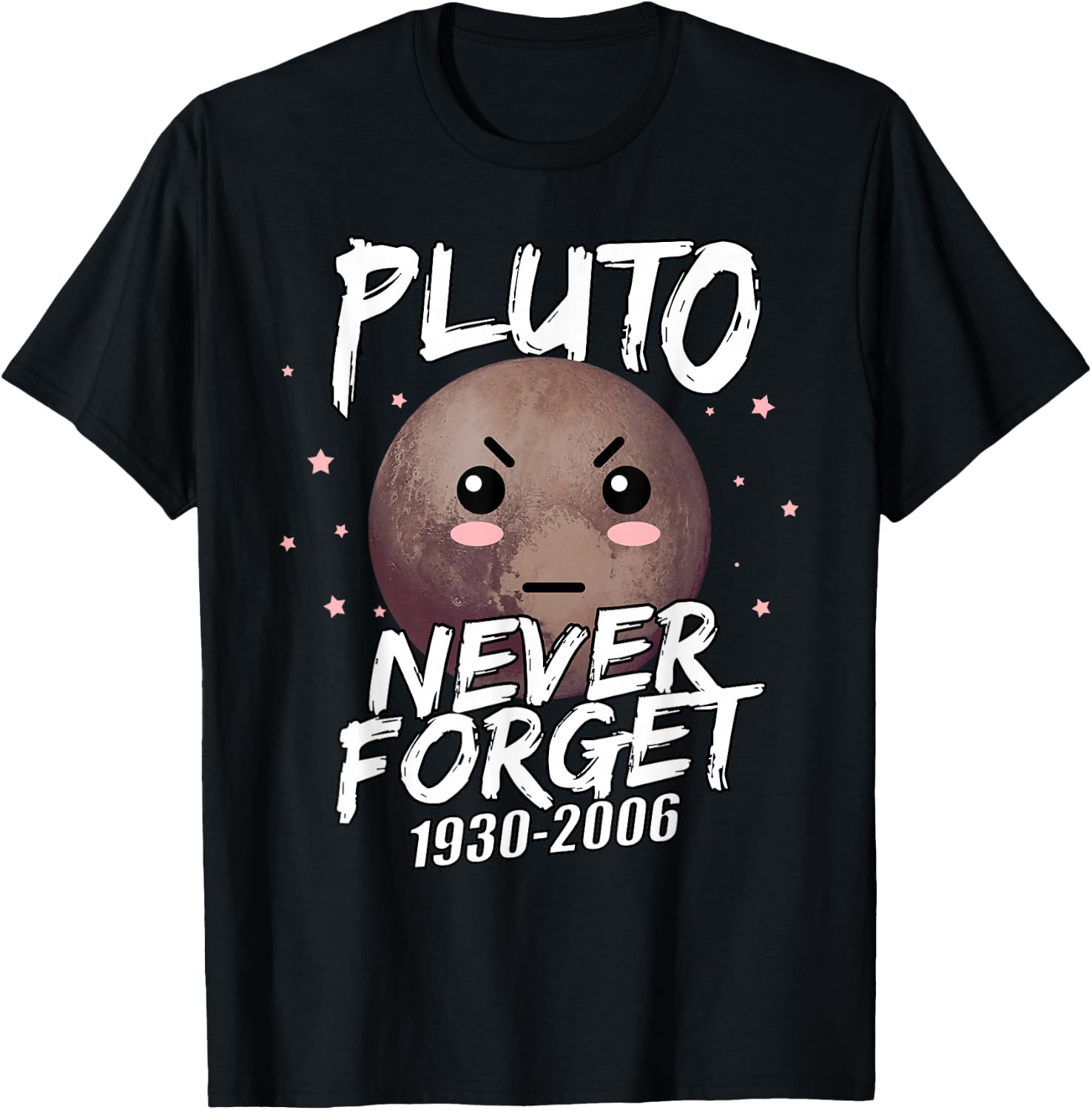 Pluto Never Forgets T-Shirt - T-Shirt | Black
