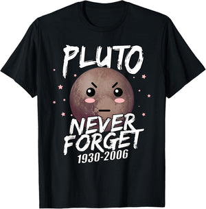 Pluto Never Forgets T-Shirt - T-Shirt | Black