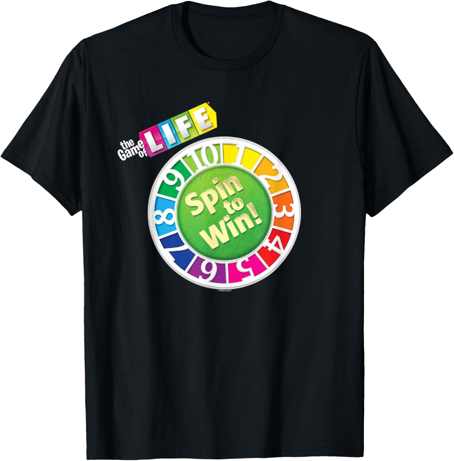 The Game of Life Spin to Win T-Shirt - T-Shirt | Black
