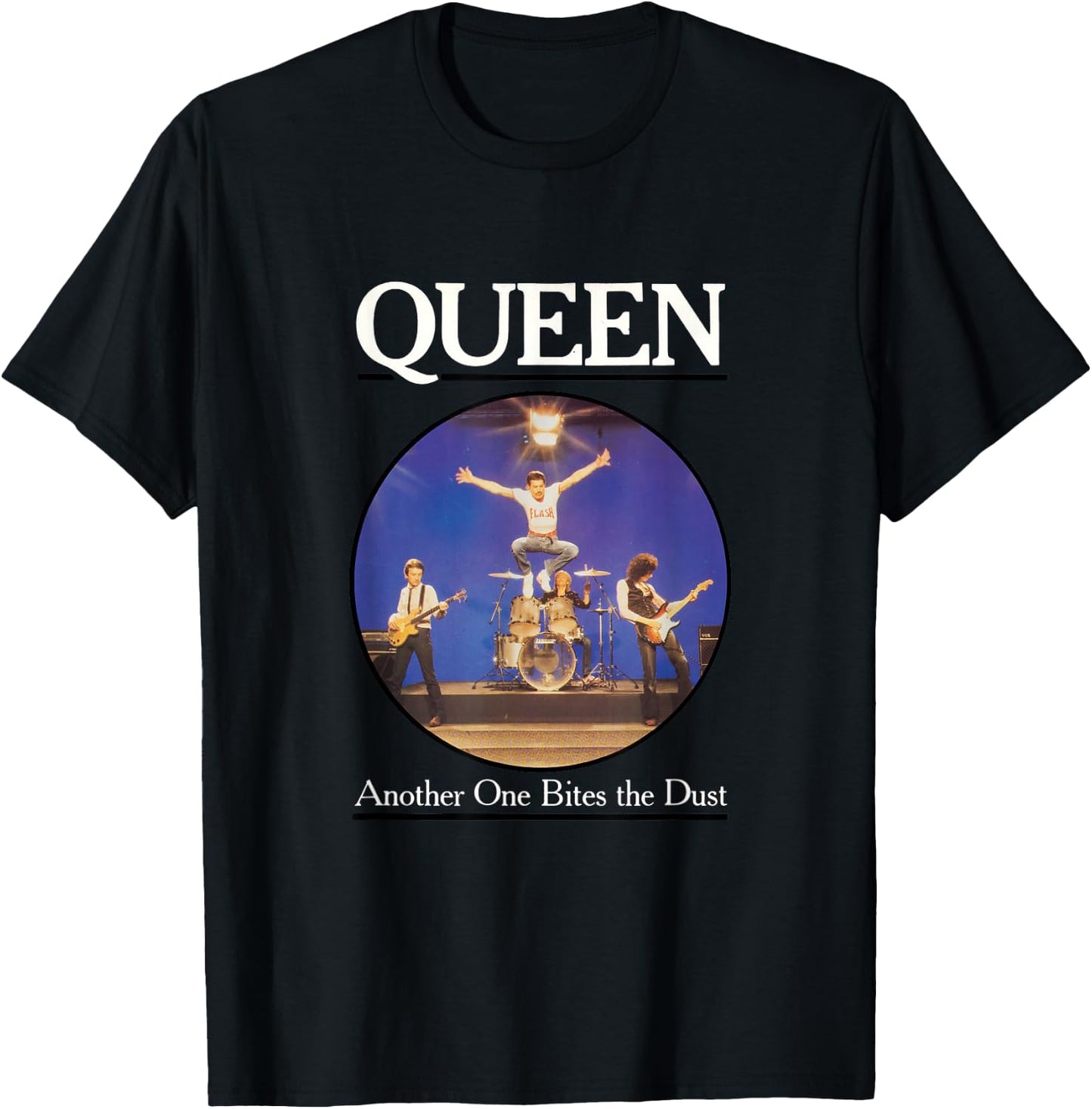 Queen Another one Bites The Dust T-Shirt - T-Shirt | Black