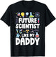 Future Scientist Like My Daddy Kids Scientist Boy T-Shirt - T-Shirt | Black