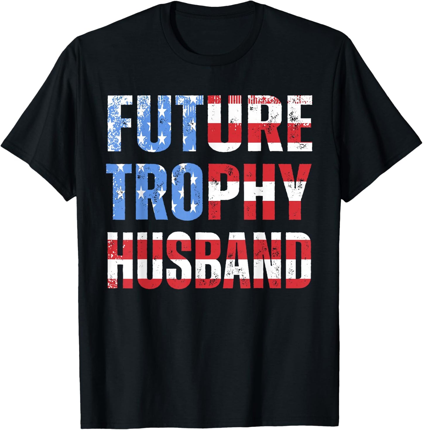 Future Trophy Husband Funny Groom Husband to Be T-Shirt - T-Shirt | Black