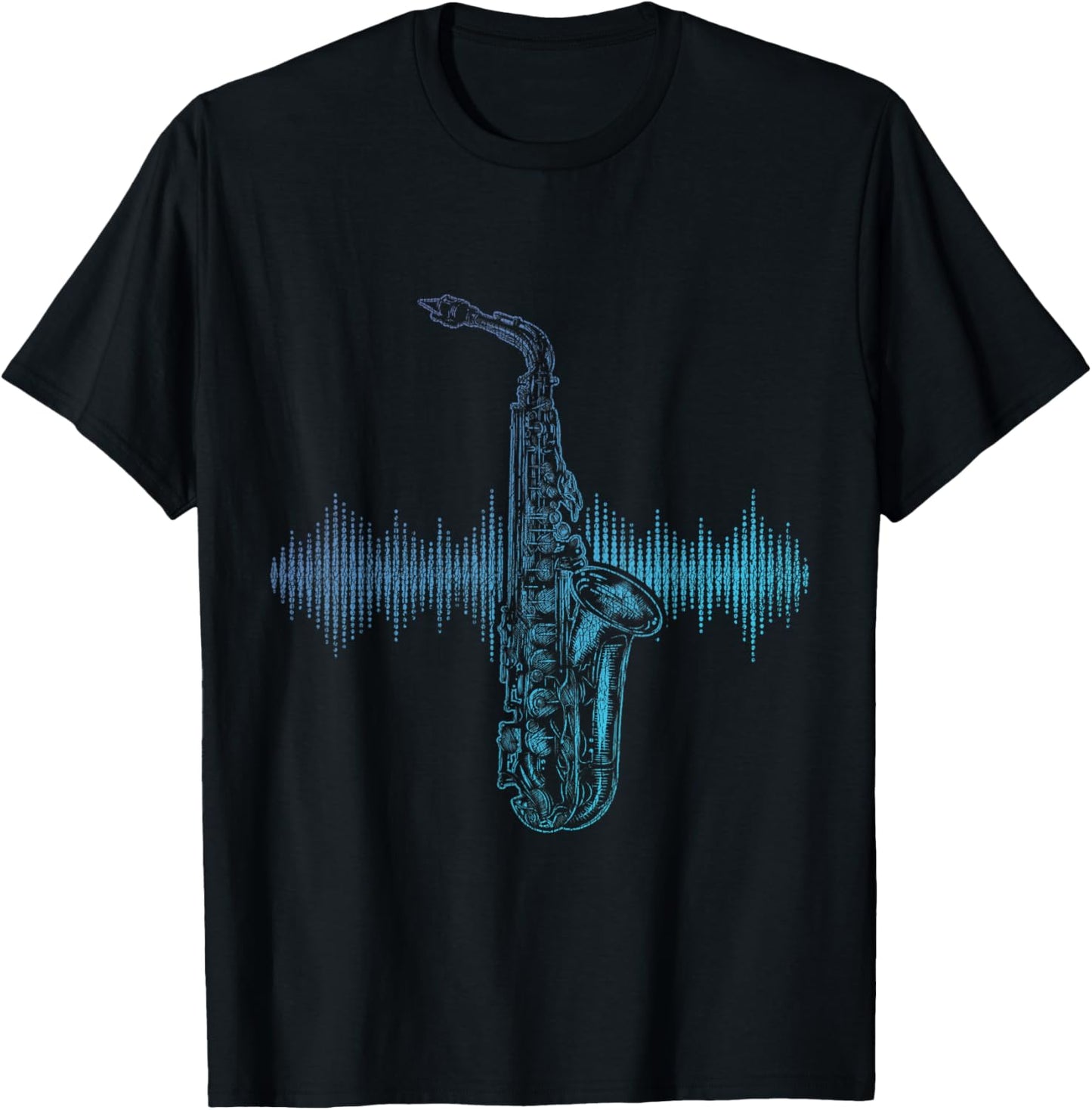 Jazz Music Saxophone Player Gift Saxophone T-Shirt - T-Shirt | Black