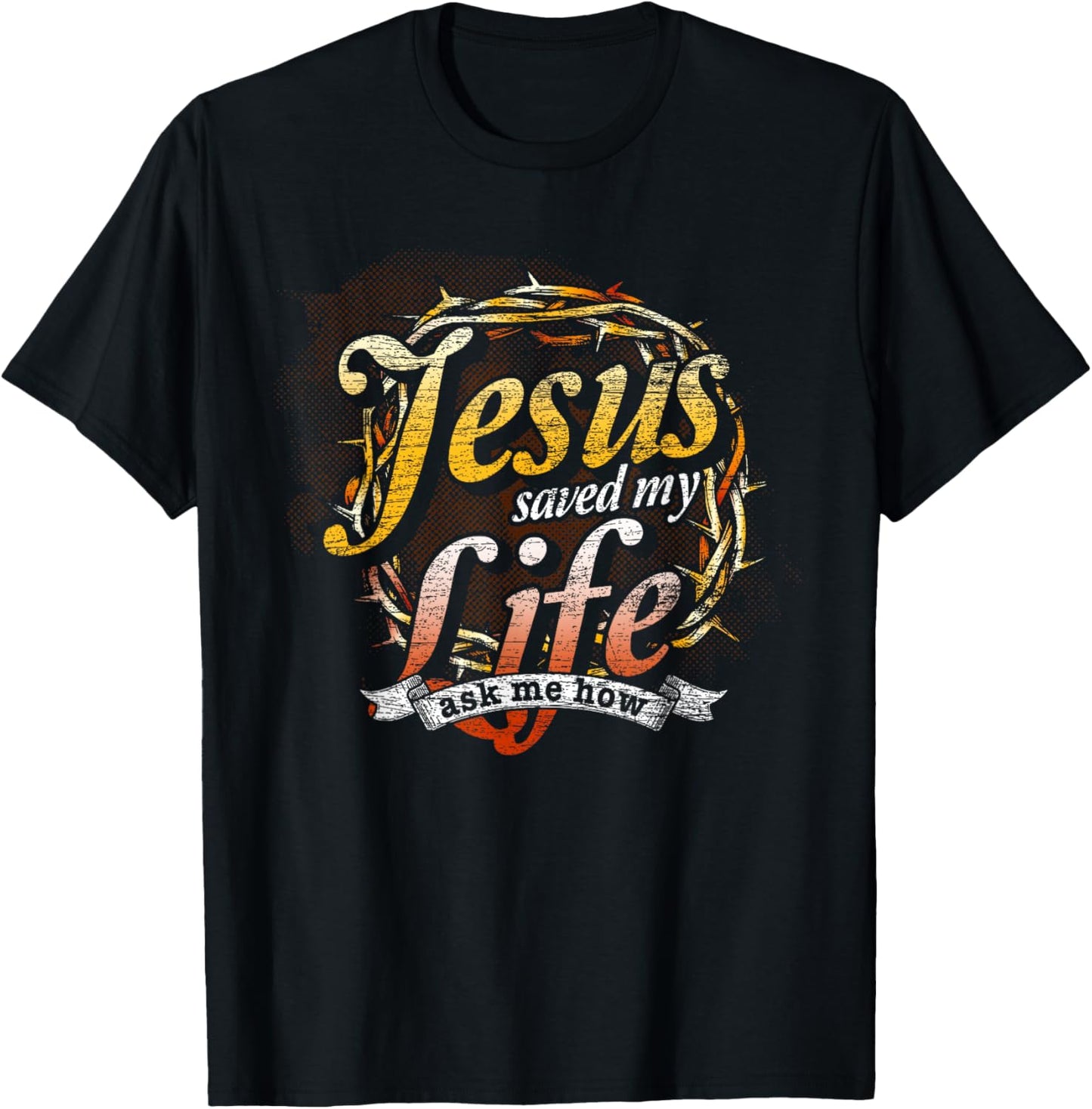 Christ Devotee Jesus Saved My Life Jesus T-Shirt - T-Shirt | Black