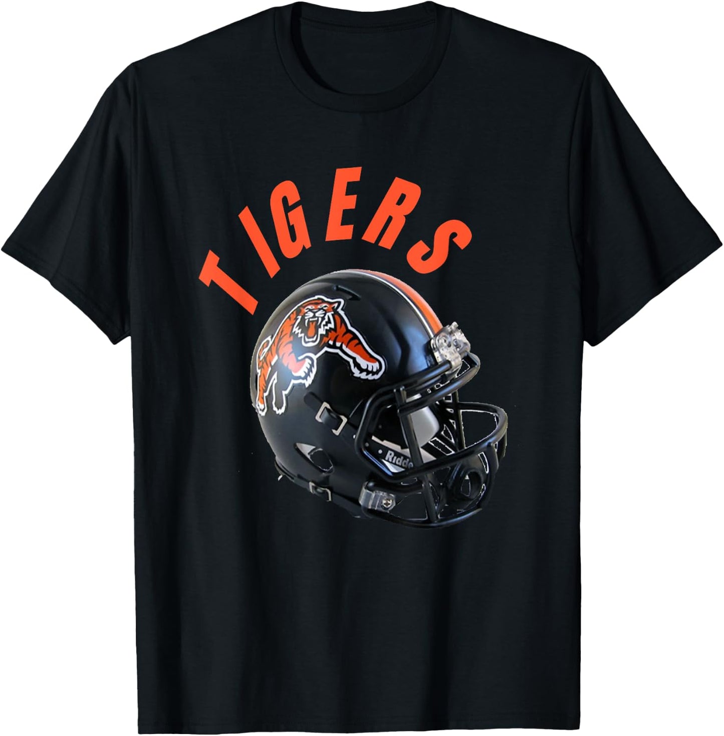 Tigers Helmet Sports, Football, Baseball. Massillon T-Shirt - T-Shirt | Black
