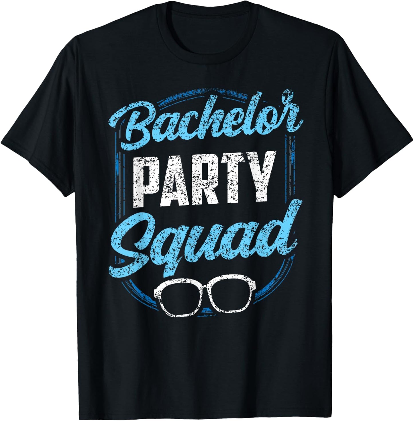 Bachelor Party Squad Team Bride Groom T-Shirt - T-Shirt | Black
