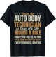 Being An Auto Body Technician Is Easy - Automotive Finisher T-Shirt - T-Shirt | Black