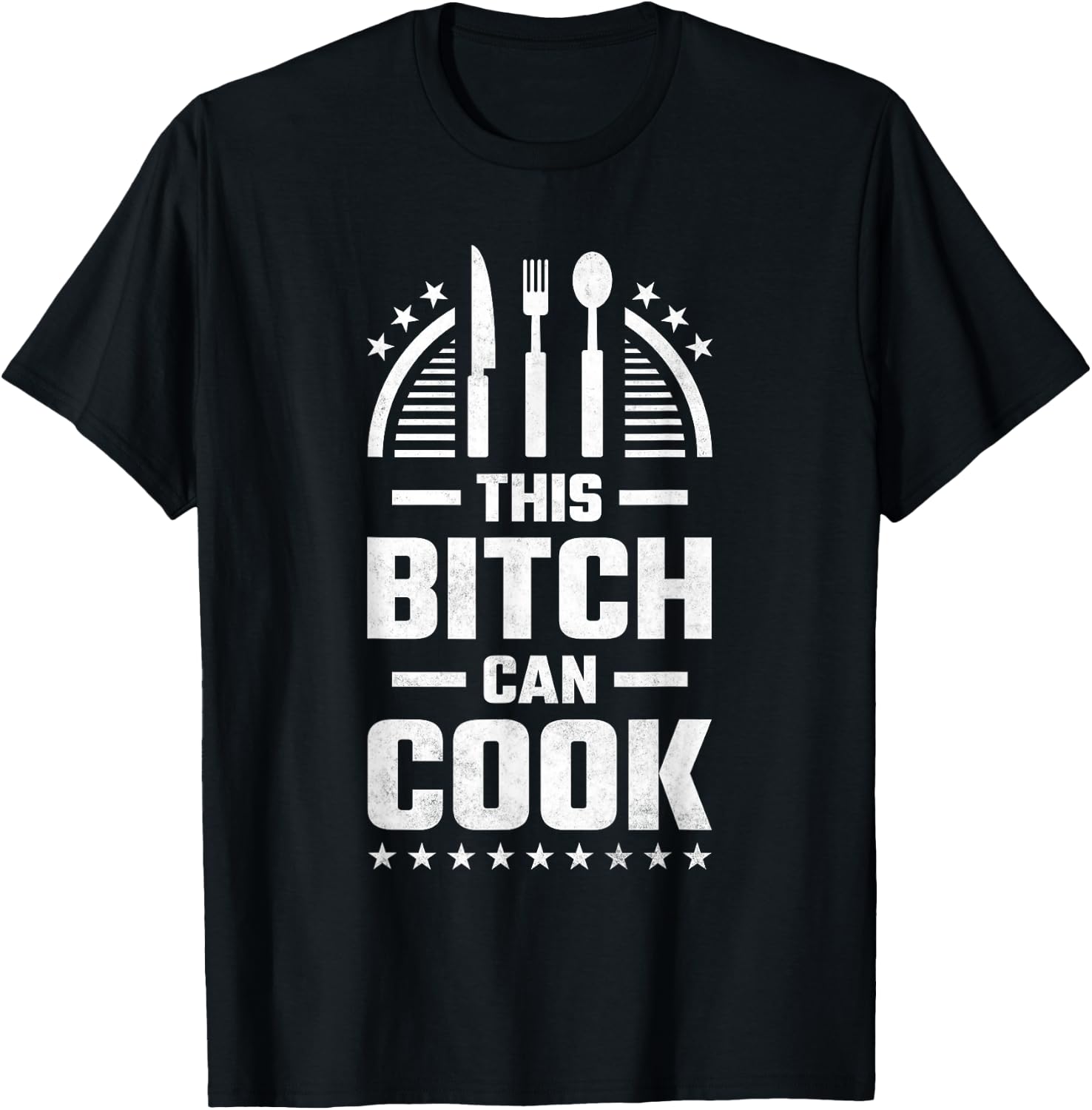 This Bitch Can Cook, Cooking T-Shirt - T-Shirt | Black